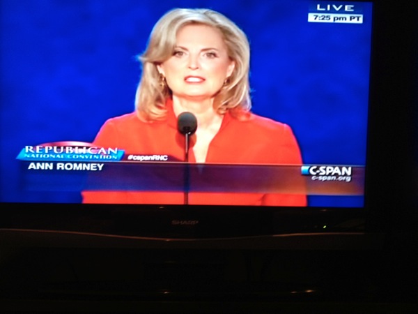 Ann Romney With the Sound Off