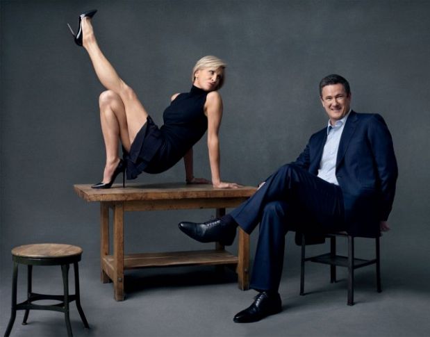 Brzezinski’s Vanity Fair Kick a "Pol Dance" for Scarborough