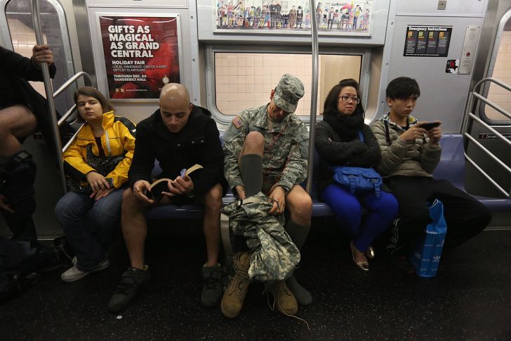 No Pants Subway Ride – Enlisted Edition