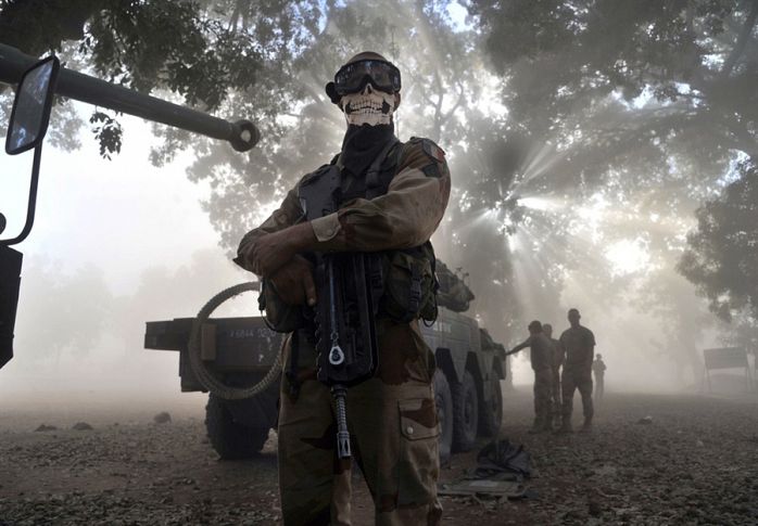 Some Thoughts on the Eerie "Skeleton Photo" of the French Soldier in Mali