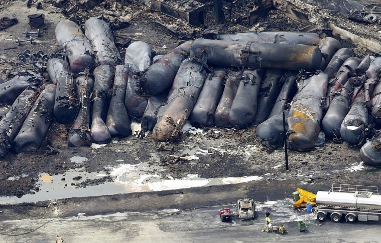 Mineral, Vegetable and Animal- after the Quebec Tank Car Explosion, Robert Hariman's Meditation on Oil