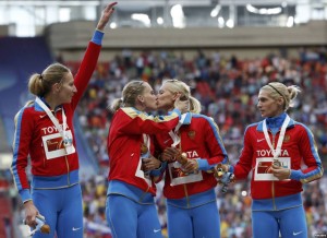 Russian Kiss Grigory Dukor Reuters