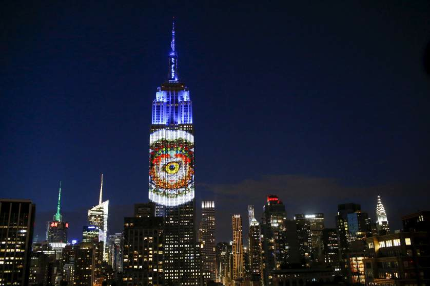 On the Empire State Building Endangered Species Spectacular: I Want to Believe