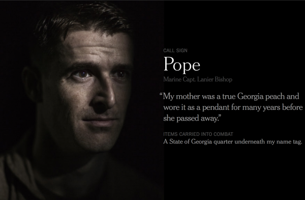 New York Times feature Navy Pilot ISIS Pope war