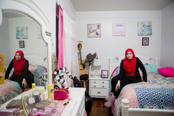 Ms. Jamal in her bedroom. “I feel like the past two months have probably been the hardest of my life,” she said of the recent rise in anti-Muslim sentiment.