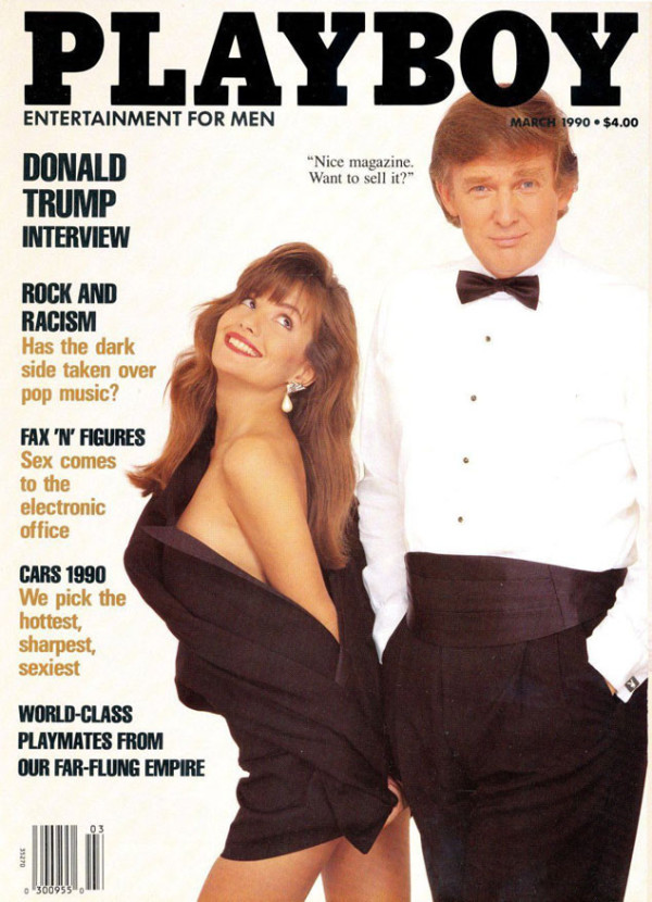 Donald Trump Playboy magazine cover 1990