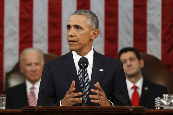 Paul Ryan. President Obama Delivers His Last State of the Union Address to Joint Session of Congress
