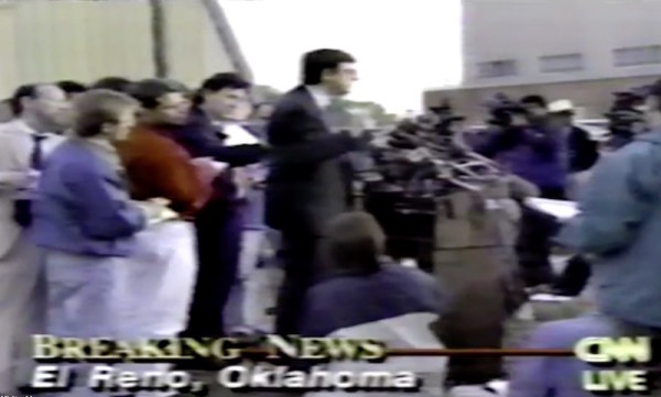 President Obama's 2016 Supreme Court nominee, Merrick Garland, at the site of the domestic terrorist bomb attack on the Alfred P . Murrah Federal Building in downtown Oklahoma City in April 1995.