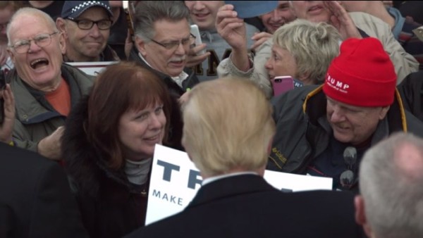 Screen grabs from Christopher Morris slo-mo Election 2016 videos. Donald Trump rally.