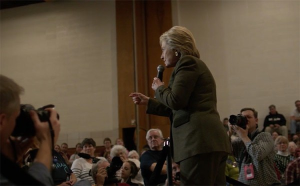 Screen grabs from Christopher Morris slo-mo Election 2016 videos. Hillary Clinton rally.