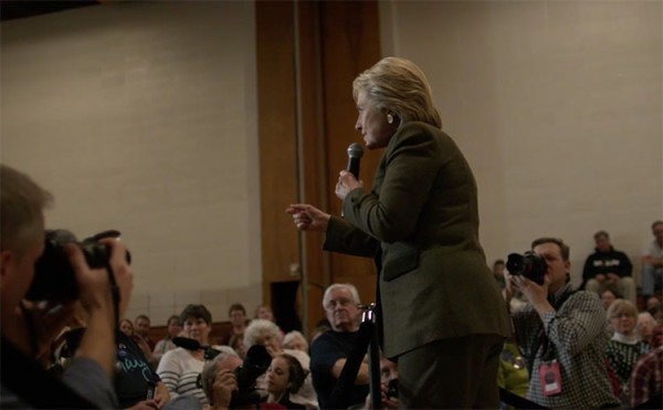 Screen grabs from Christopher Morris slo-mo Election 2016 videos. Hillary Clinton rally.