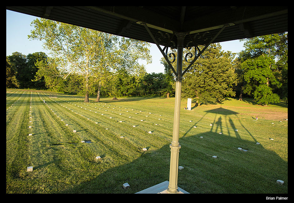 Erin and Brian at Oakwood Cemetery, Richmond, VA. May 2015