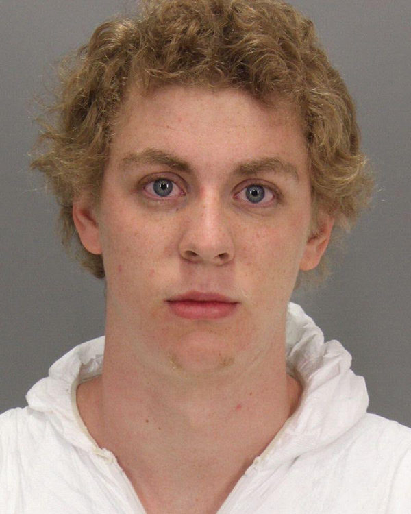 A Stanford University booking photo of Brock Turner taken on the night of his arrest. Credit Stanford Department of Public Safety