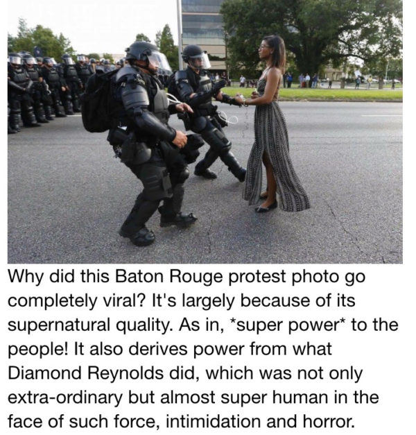 A demonstrator protesting the shooting death of Alton Sterling is detained by law enforcement near the headquarters of the Baton Rouge Police Department in Baton Rouge. Jonathan Bachman/Reuters