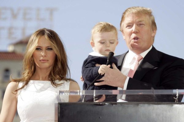 Trumps w son Jean Baptiste Lacroix, Getty Images