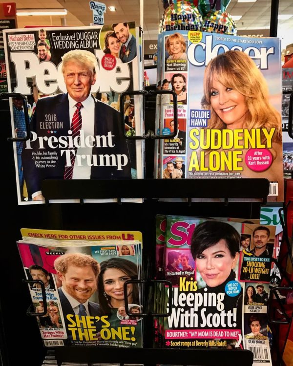 Simply titled "America," this Instagram photo of a newsstand by Brian Denton captures the narrative and style of the incoming Trump administration.