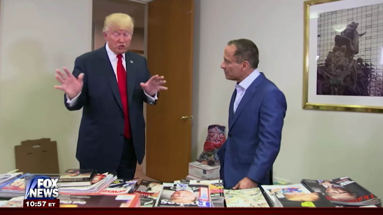 Screenshot. November 18, 2016 - Donald Trump " Objectified " FULL Personality Profile with TMZ Harvey Levin - Fox News.