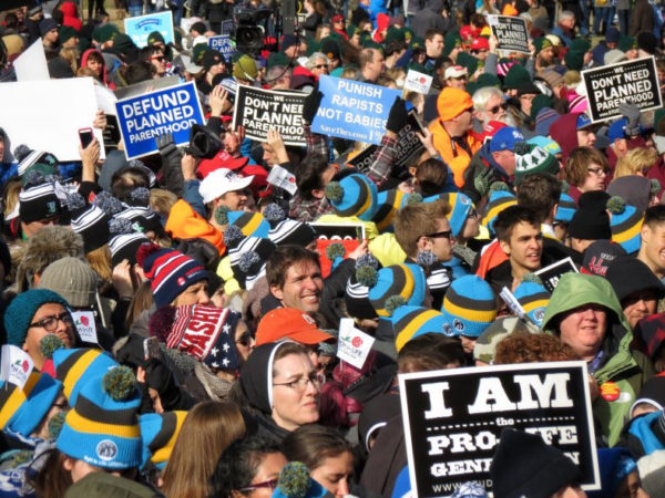 Andrew Eicher/CNSNews.com caption: CNSNews.com photo slideshow of the 2017 March for Life in Washington, D.C.