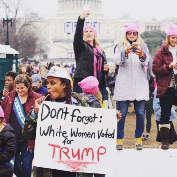 Women's March on Washington. 1/21/17. Photo: Kevin Banatte, afroCHuBBZ
