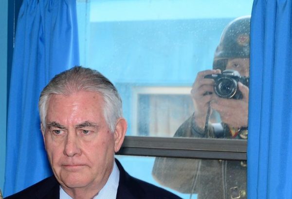 Despite a long list of potential pitfalls, U.S. Secretary of State Rex Tillerson's visit to China, the first by a senior member of the Trump administration, passed off relatively smoothly although there were no tangible gains to show. No formal agreements were announced in the visit, although the two sides said they would work together on North Korea and countering its rapidly developing nuclear and ballistic missile programs. Wrapped up in the tightly scripted proceedings, however, was a sense that the world's two biggest economies were warily testing each other out as the new administration settles down in Washington. They seemed to be reserving airing of differences for another occasion. But Tillerson's diplomatic inexperience showed in at least one instance, when in an interview published on March 18 he appeared to accuse the South Korean government of lying about the details of his visit. Unnamed South Korean officials had told the Korea Herald newspapers that Tillerson's "fatigue" was to blame for not having a meal with any officials in Seoul, as opposed to his lengthier meetings with Japanese counterparts. Tillerson disputed that in an interview with the Independent Journal Review, a conservative outlet whose reporter was the sole media representative invited to travel with the secretary of state. "They never invited us for dinner, then at the last minute they realized that optically it wasn't playing very well in public for them, so they put out a statement that we didn't have dinner because I was tired," Tillerson said, according to a transcript of the interview. Korea Pool/Yonhap via REUTERS