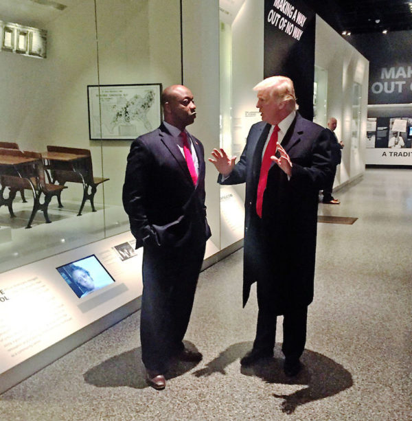 Sen. Tim Scott was part of a delegation to tour the National Museum of African American History and Culture with President Donald Trump on Tuesday. Provided/Office of Sen. Tim Scott.