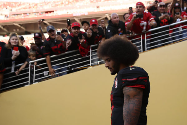Photo: Ezra Shaw/Getty Images Caption: Colin Kaepernick may forever be known as the quarterback who knelt for the national anthem before N.F.L. games in 2016 as a protest against social injustice.