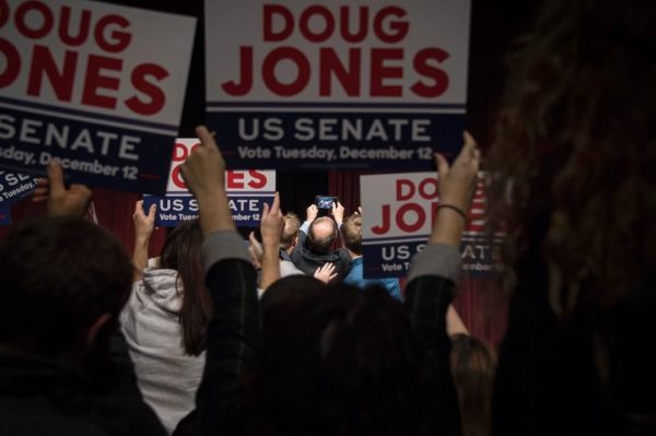 Democrat Doug Jones scored a stunning upset victory in a fiercely contested US Senate race in conservative Alabama in a bitter blow to President Donald Trump (AFP Photo/JIM WATSON)