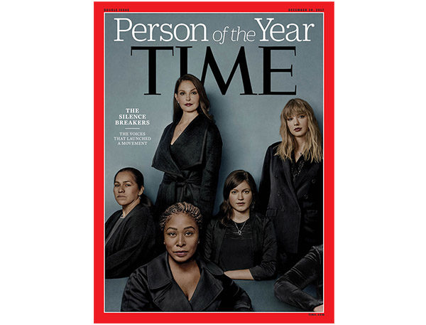 Clockwise from top: Ashley Judd, Susan Fowler, Taylor Swift, Adama Iwu, and Isabel Pascual Photographs forTIME cover photo by Billy & Hells