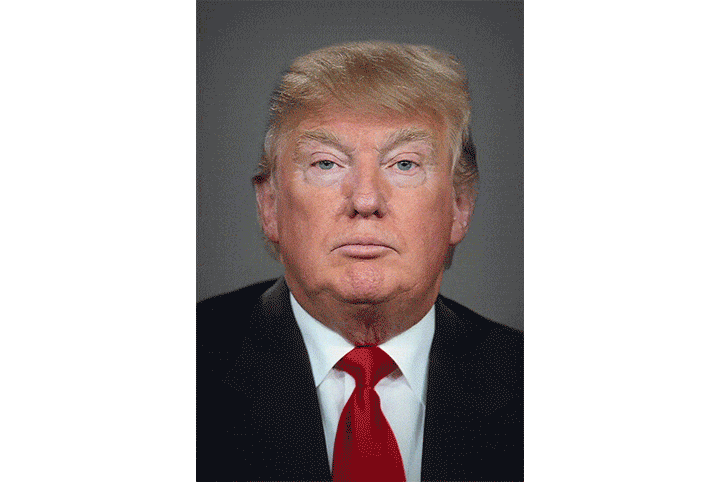 Watch Nancy Burson’s Latest GIF Morphing Trump with “Rocket Man”