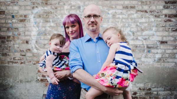 Official photo of the Canon family. Dan Canon, with his wife Valerie and their two children. Photo by Scotty Perry, courtesy of the Dan Canon campaign.