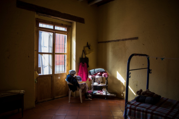 Photo: Adriana Zehbrauskas / New York Times Caption: “I’m proud. I put my two daughters through school.” – Raquel López Moreno, 81.