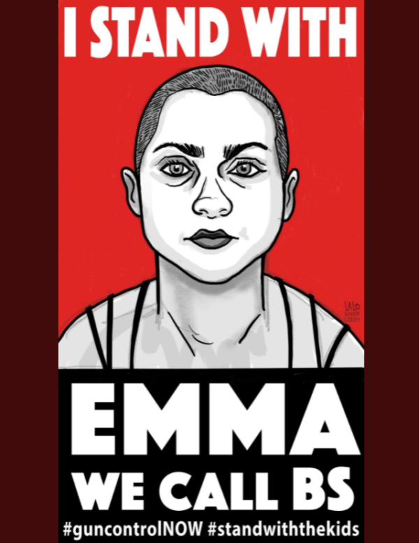 I Stand with Emma, @laloalcaraz/Twitter