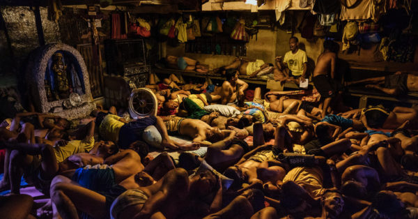 Photo: Hannah Reyes Morales for The New York Times Detainees in Manila City Jail, where most are still awaiting trial, and may stay for months or even years before that happens.