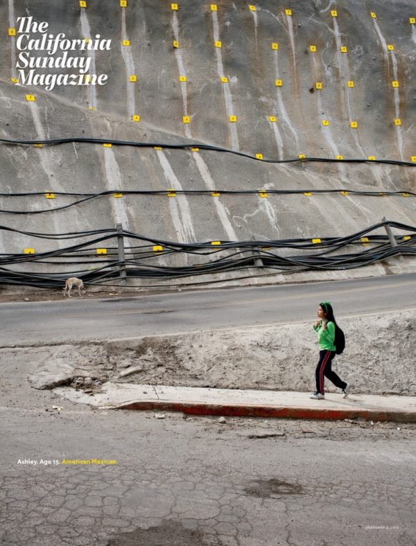 Livia Corona Benjamin’s photograph on the cover of February’s edition of the Magazine is no exception. It accompanies a story about children of undocumented immigrants who, even though they are by law US citizens, are still forced to “return” to a place they have never been.