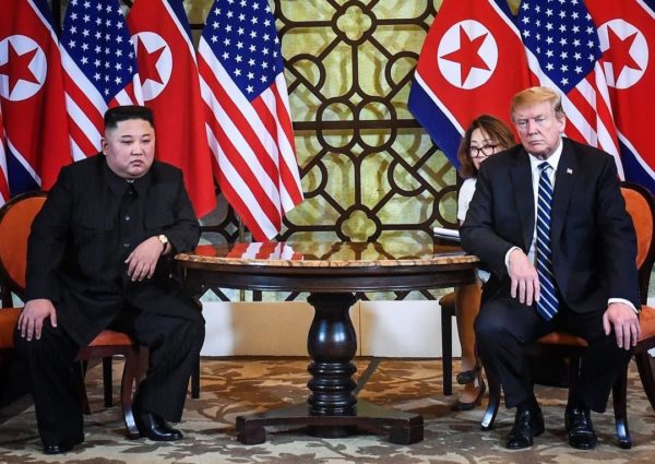 photo: Saul Loeb/AFP caption: North Korea's Kim Jong Un and US President Donald Trump are meeting for a second day of talks in Hanoi. Trump appeared to temper expectations of any major breakthroughs while Kim promised to "do my best