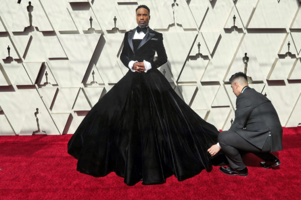 Photo: Josh Haner/The New York Times Caption: Billy Porter, being adjusted on the red carpet.