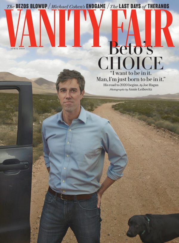 Beto O'Rourke by Annie Leibovitz for Vanity Fair