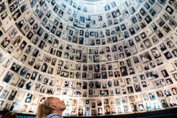 Barr visits Yad Vashem, Israel’s official memorial to the victims of the Holocaust. (Melina Mara/The Washington Post)