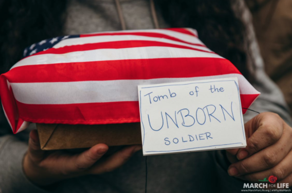 Tomb of the Unborn Soldier. Illinois Federation for Right to Life, the largest Pro-Life Organization in Illinois