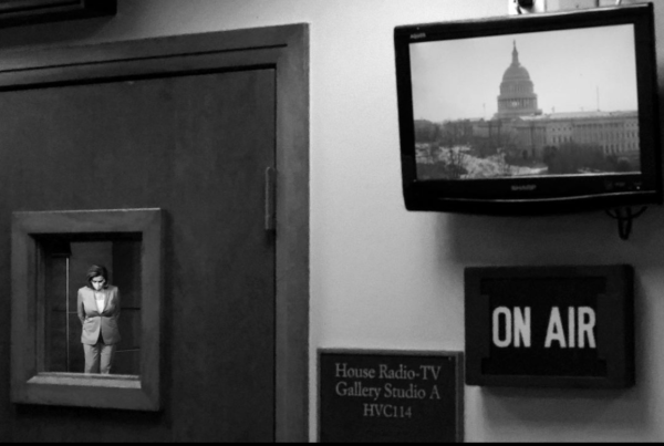 photo: Chip Somodevilla/Getty Speaker of the House Nancy Pelosi (D-CA)  and US Vice President Kamala Harris worked to pass the American Rescue Act, connected with people through screens and continued to onboard Biden Administration members, all while observing COVID protocols.