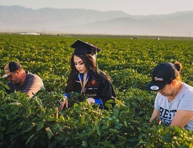 Chatting the Pictures: Honoring Farm Worker Parents in Proud Graduation Photos