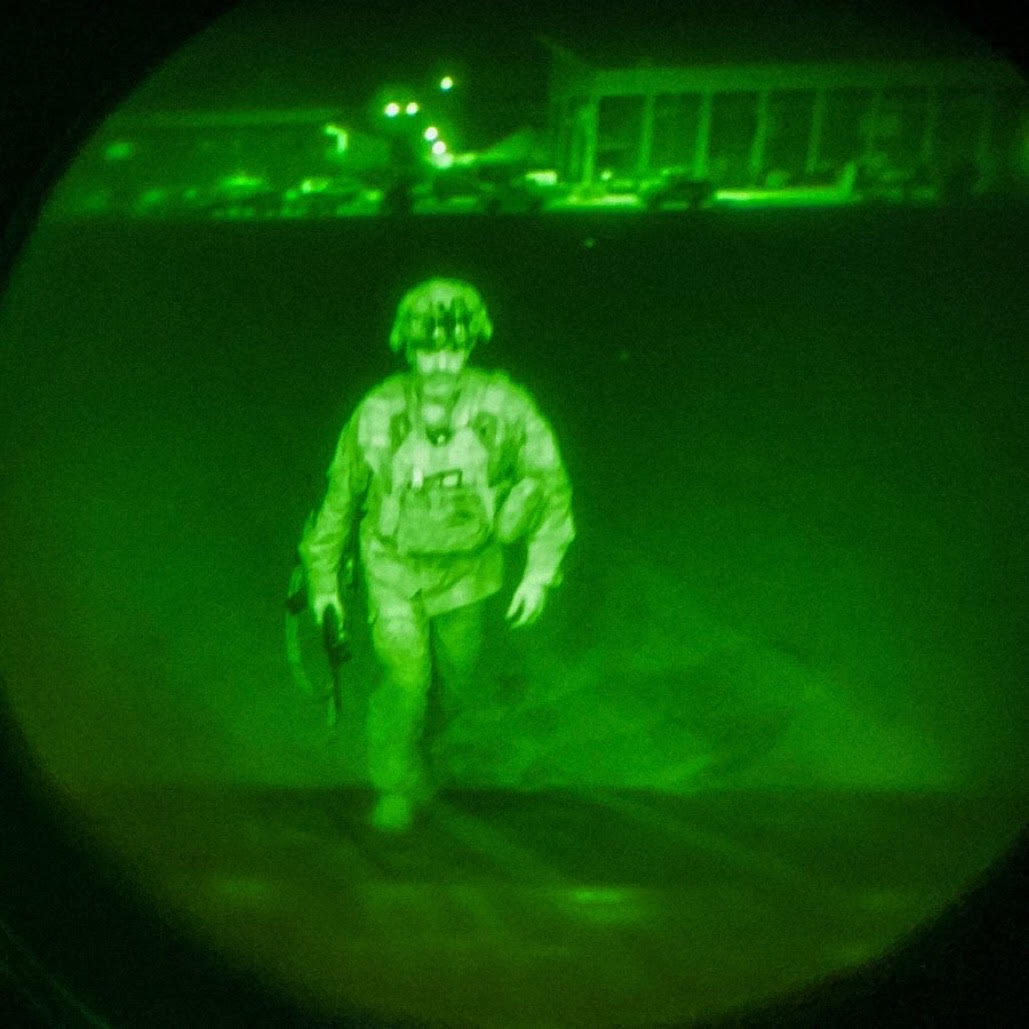 Chatting the Pictures: The Military’s Night Vision “Leaving Afghanistan” Portrait