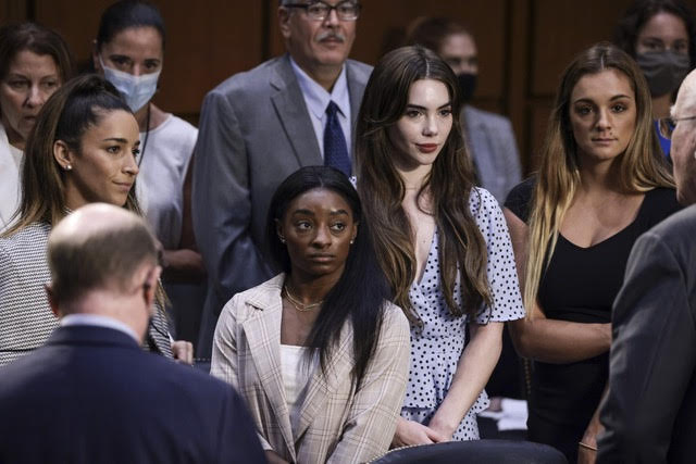 Chatting the Pictures: The Most Telling Photos of US Olympic Gymnasts Testifying Against the FBI