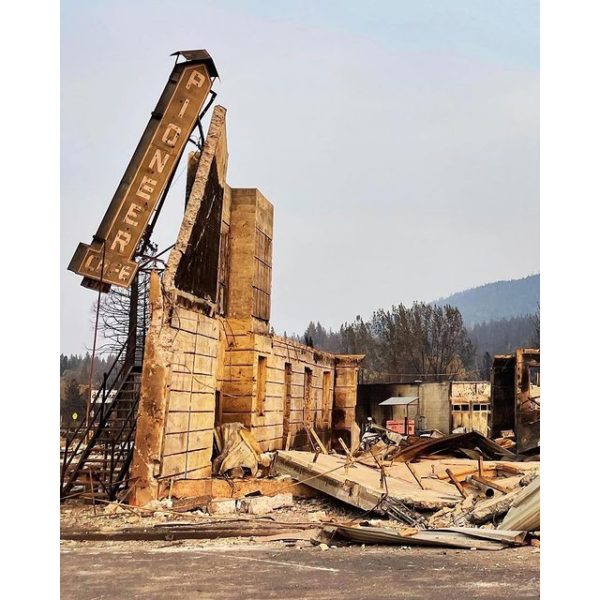 The town of Greenville, California was burned to the ground in the Dixie Fire in August 2021. Residents have not been permitted into the town as of yet.