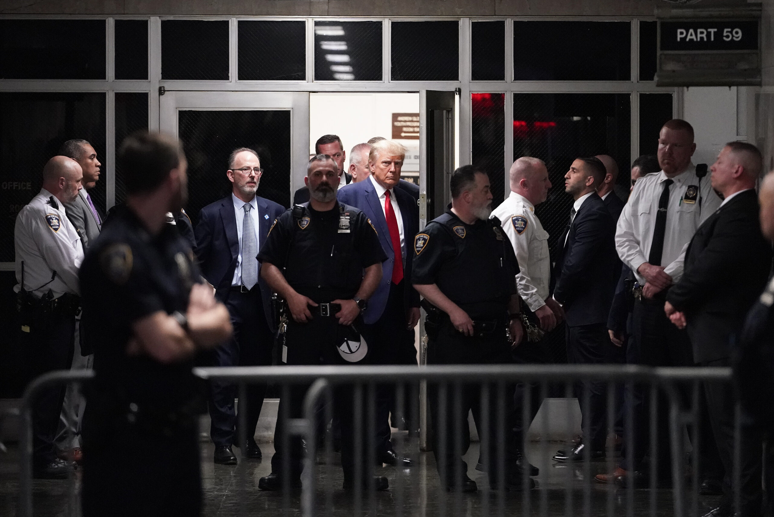 Chatting the Pictures:  Trump on Trial