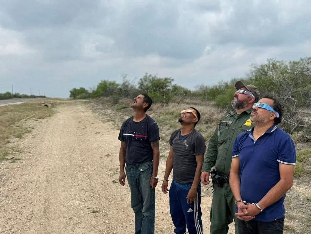 Notes on that Transcendent Border Eclipse Photo